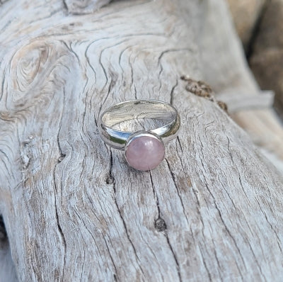 Ring - Rose Quartz in Sterling Silver