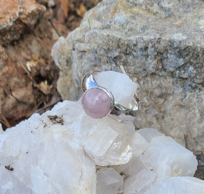 Ring - Rose Quartz in Sterling Silver