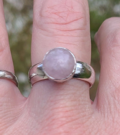 Ring - Rose Quartz in Sterling Silver