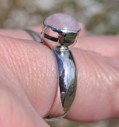 Ring - Rose Quartz in Sterling Silver