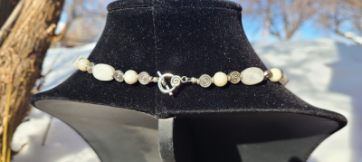 Necklace - Blue Amazonite with Kyanite