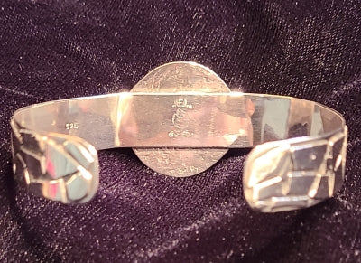Bracelet - Labradorite in Sterling Silver bangle