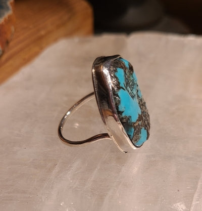 Ring - Turquoise Hanging in Sterling Silver