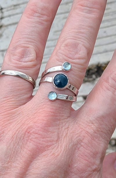 Ring - Apatite and Blue Topaz in Sterling Silver