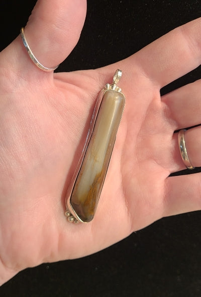 Pendant - Agate in Sterling Silver