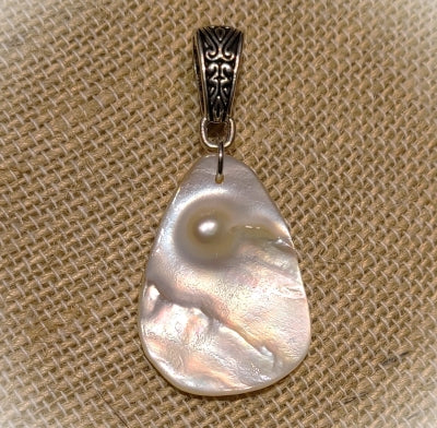 Pendant - Encased Freshwater Pearl